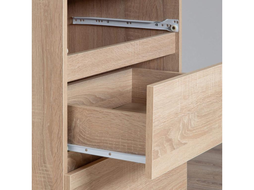 Etagère - Panneau De Particule - Naturel Clair - 90 x 50 x 77 cm