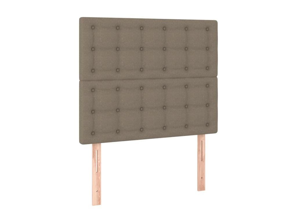 Sommier - Polyester - Taupe - 90 x 200 cm