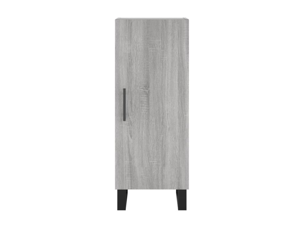 Buffet - Bois - Gris - 34,5 x 34 x 90 cm