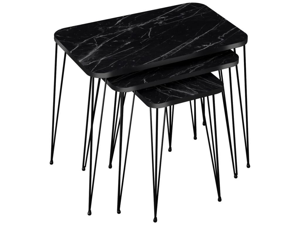 Table - Marbre - Noir