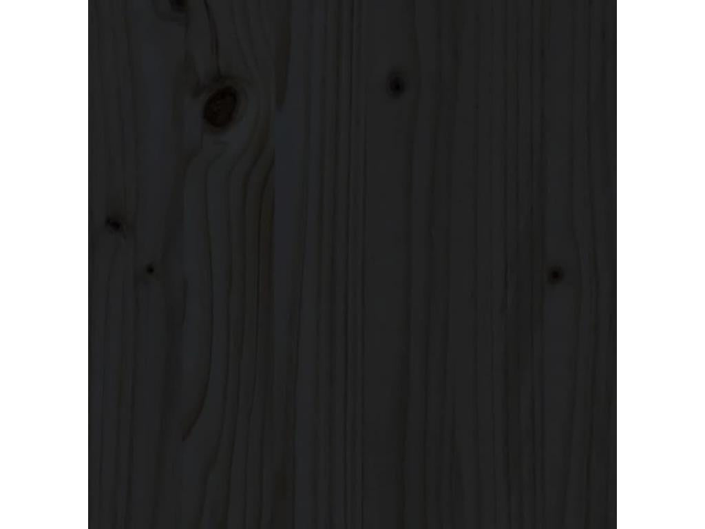 Tête de lit - Bois - Noir - 120 x 190 cm