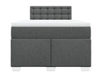 Sommier - Polyester - Gris - 120 x 190 cm