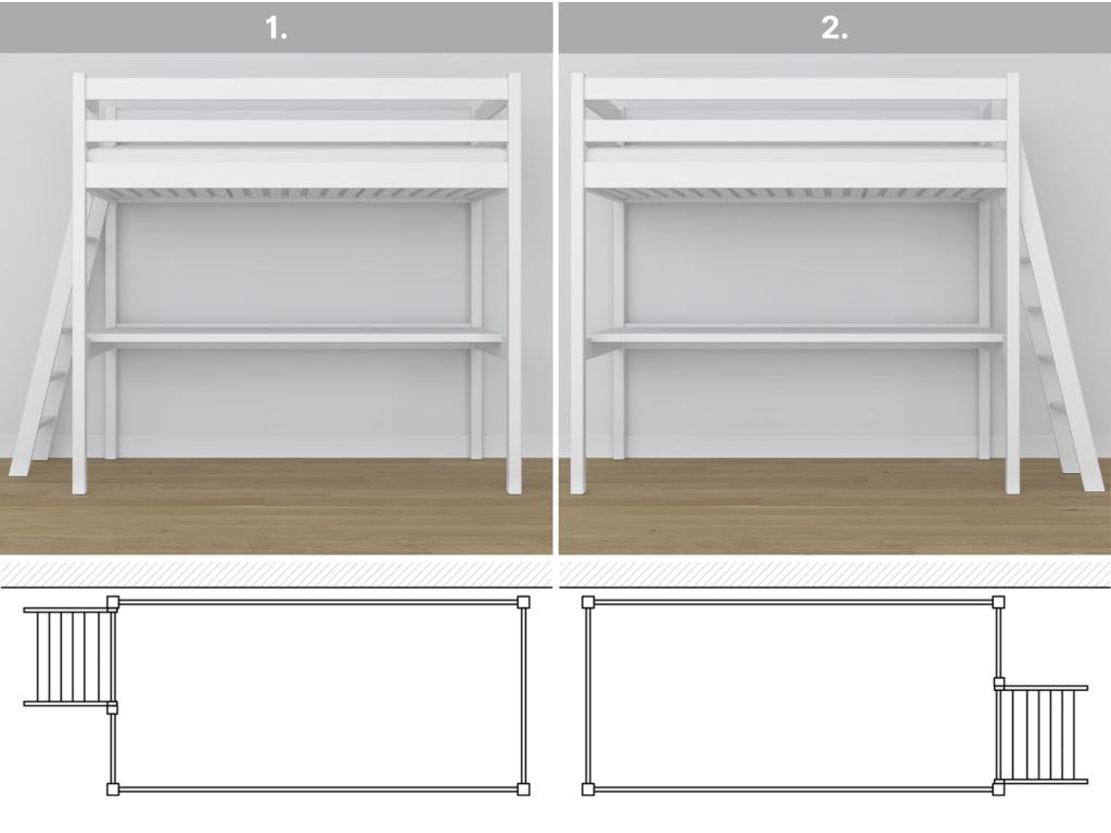 Lit - Épingle - Blanc