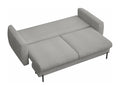 Canapé convertible - Polyester - Gris