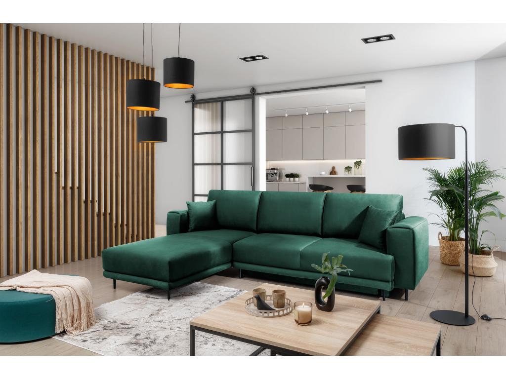 Canapé en velours vert