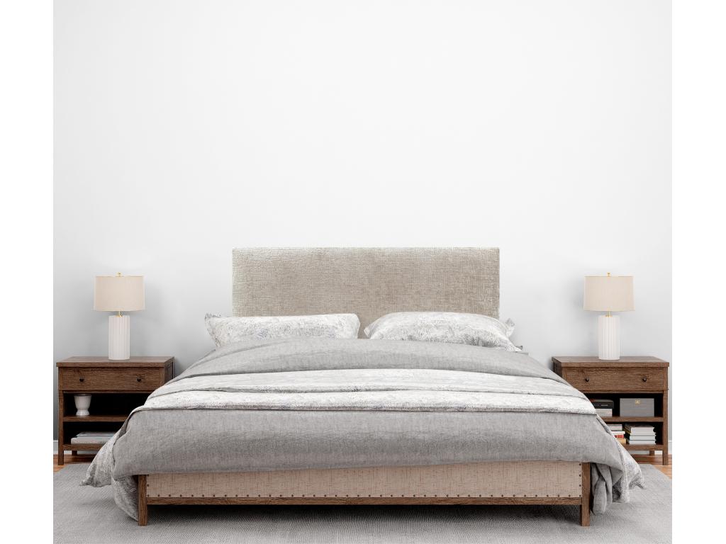 Tête de lit - Laine - Beige - 110 x 50 cm