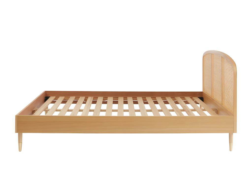 Lit - Bois - Naturel Clair - 160 x 200 cm