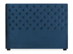 Tête de lit - Velours - Bleue