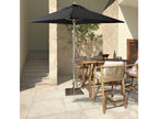 Parasol de terrasse - Aluminium - Noir
