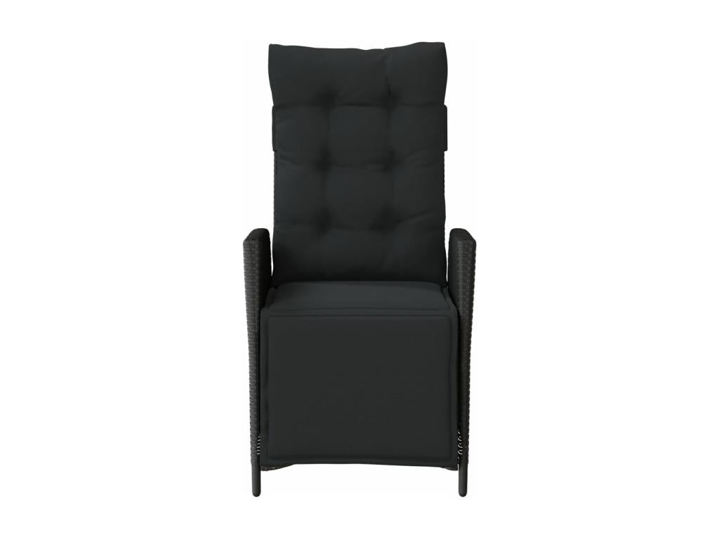 Chaise - Rotin - Noire