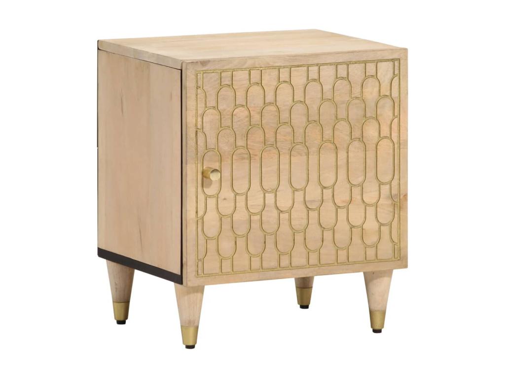 Table - Bois - Marron - 40 x 33 x 46 cm