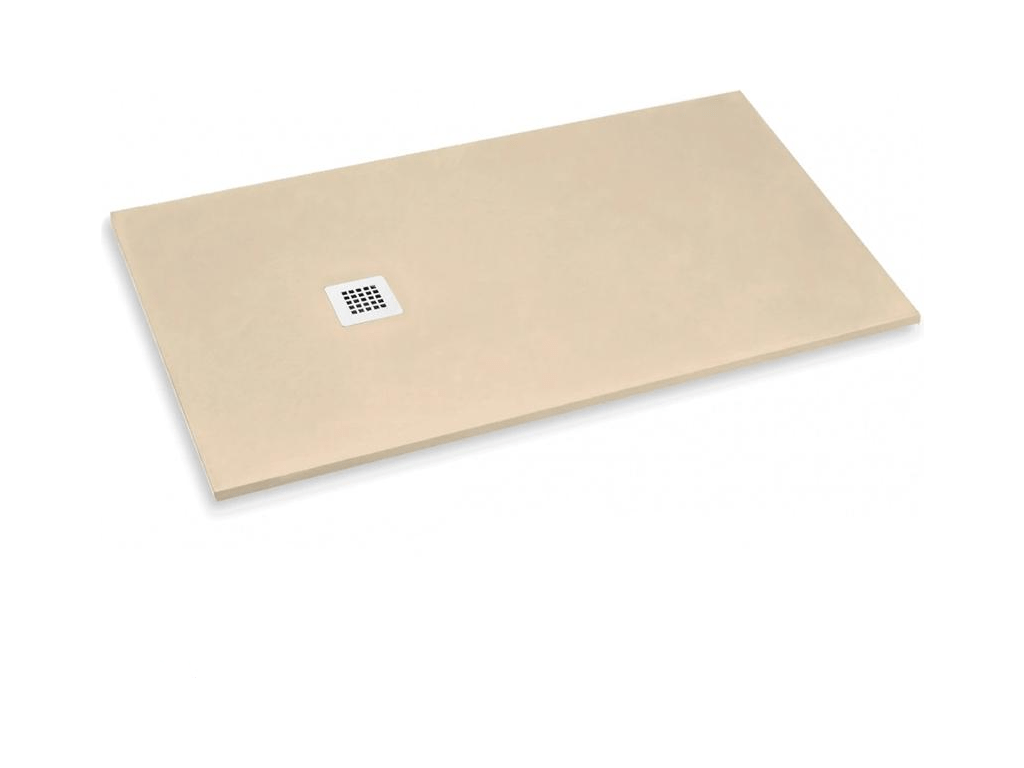 Receveur de douche - Résine - Beige - 155 x 120 cm