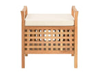 Banc de rangement - Bois - Naturel Clair