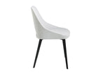 Ensemble de 2 chaises - Polyester - Noir