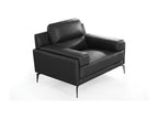 Fauteuil - Cuir - Noir