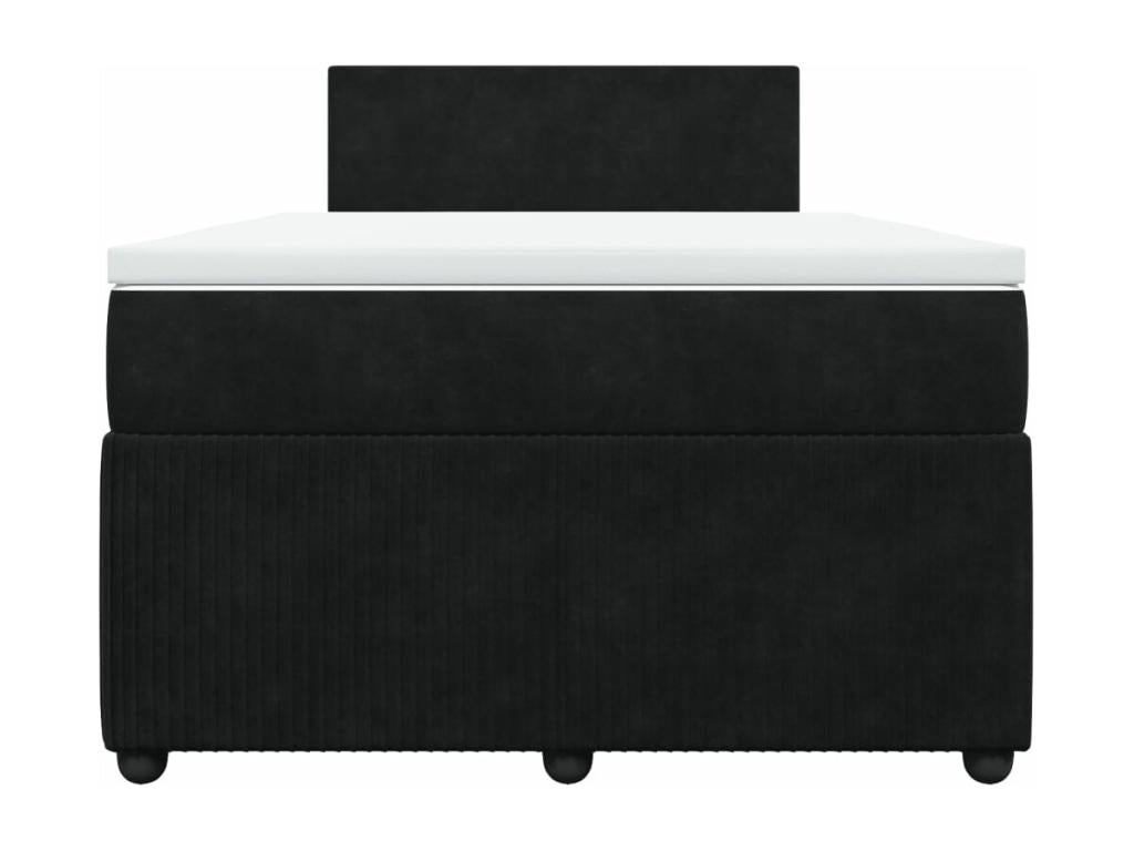 Sommier - Bois - Noir - 120 x 200 cm