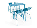 Table - Acier - Bleu