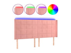 Tête de lit - Velours - Rose - 180 x 200 cm