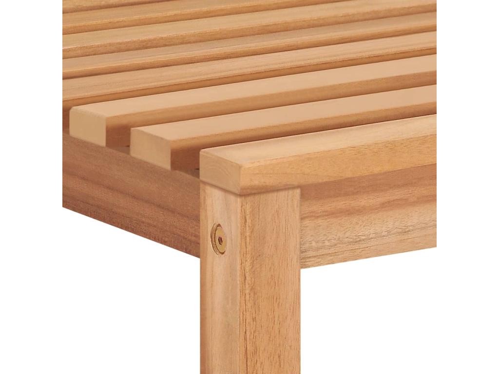 Ensemble de 6 chaises de jardin - Bois - Anthracite