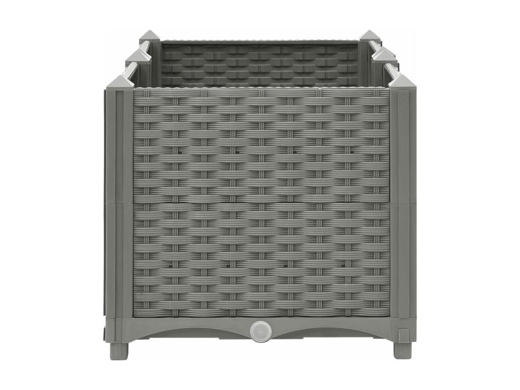 Lit - Acier - Argent - 80 x 40 x 38 cm