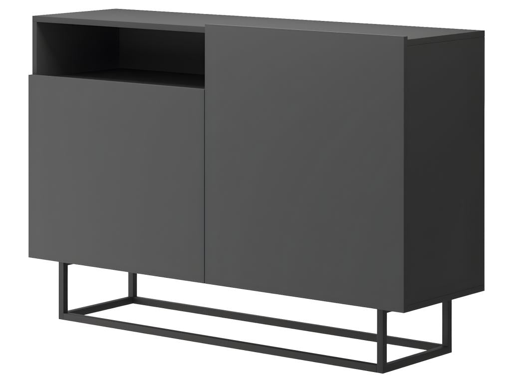 Commode - Panneau Et Dérivés De Bois - Gris