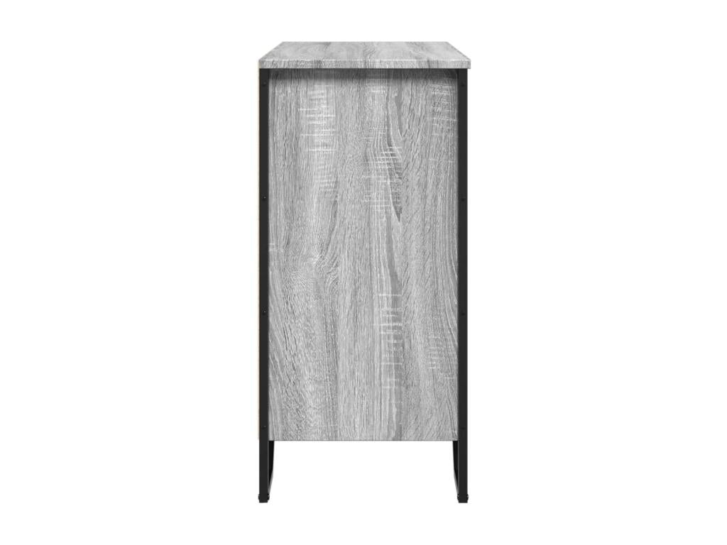 Buffet - Bois - Gris - 78 x 35,5 x 74,5 cm