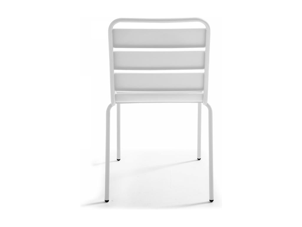 Chaise - Acier - Blanche