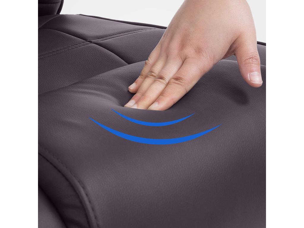 Ensemble de 2 chaises - Simili - Marron