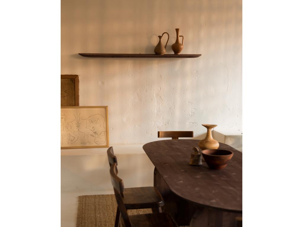 Étagère - Epicéa - Marron - 100 x 3,2 cm