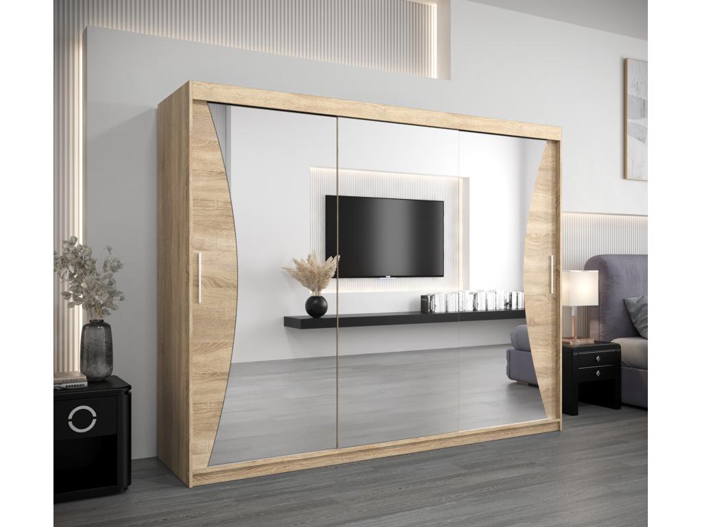 Armoire - Panneau Et Dérivés De Bois - Argent