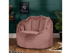 Fauteuil - 100 % polyester - Rose