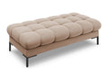 Banc - Velours - Beige - 62 x 133 x 41 cm