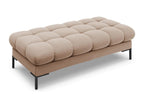 Banc - Velours - Beige - 62 x 133 x 41 cm