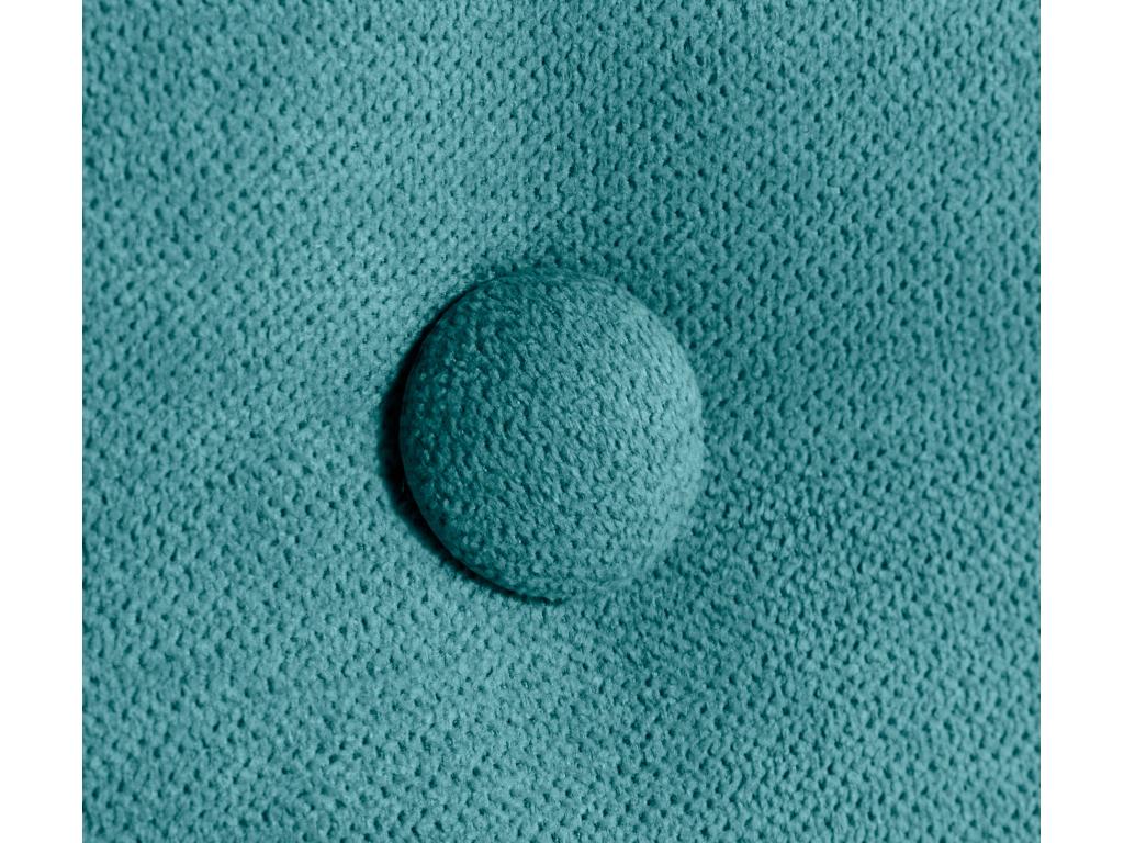 Tête de Lit - Pin, Fourrure Synthétique - Bleu - 140 x 190 cm