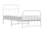 Tête de lit - Acier - Blanche