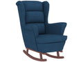 Chaise - Velours - Bleue