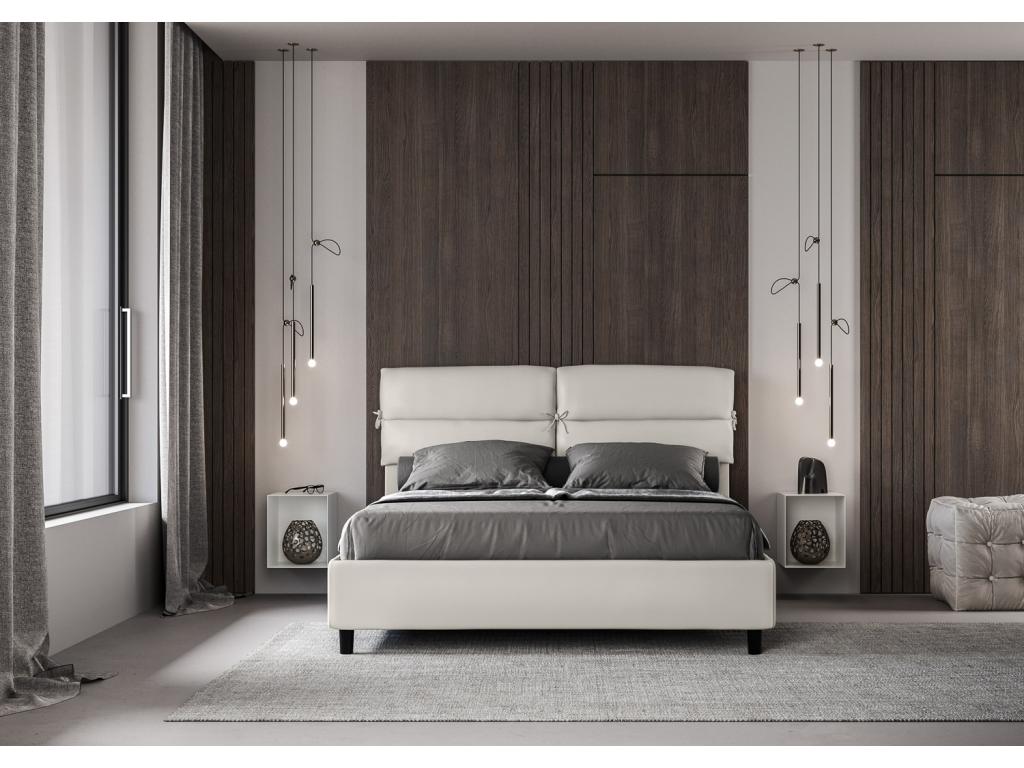 Lit - Panneau Et Dérivés De Bois - Blanc