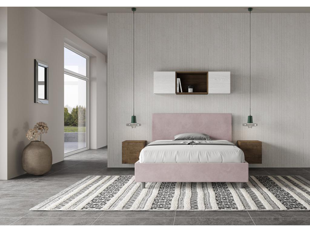 Sommier - Panneau De Particules, Microfibre - Parme