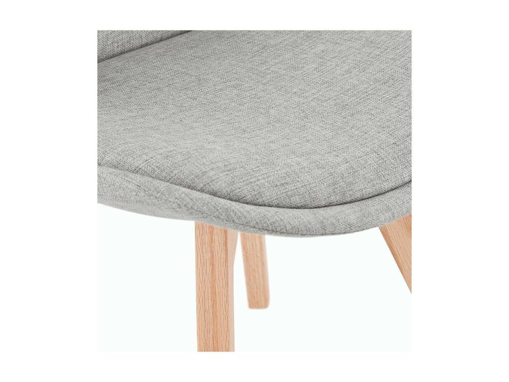 Chaise - Tissu - Gris