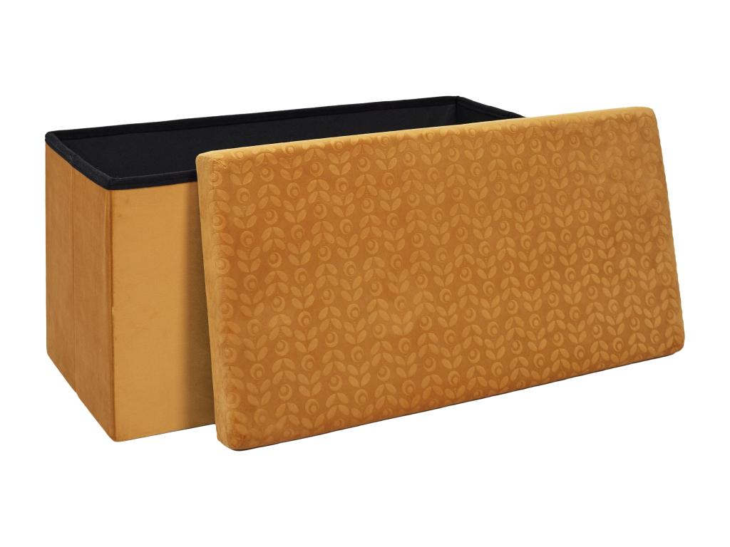 Banc - Velours - Jaune