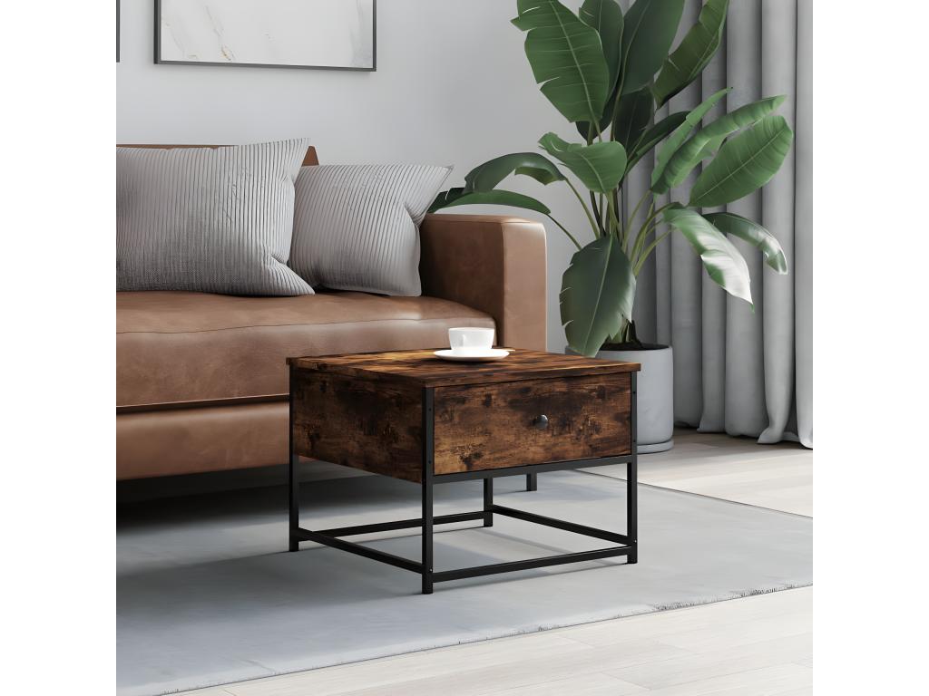 Table - Bois - Marron - 51 x 51 x 40 cm