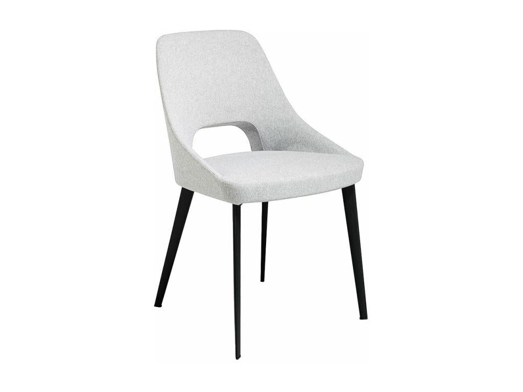 Ensemble de 2 chaises - Polyester - Noir