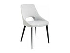 Ensemble de 2 chaises - Polyester - Noir