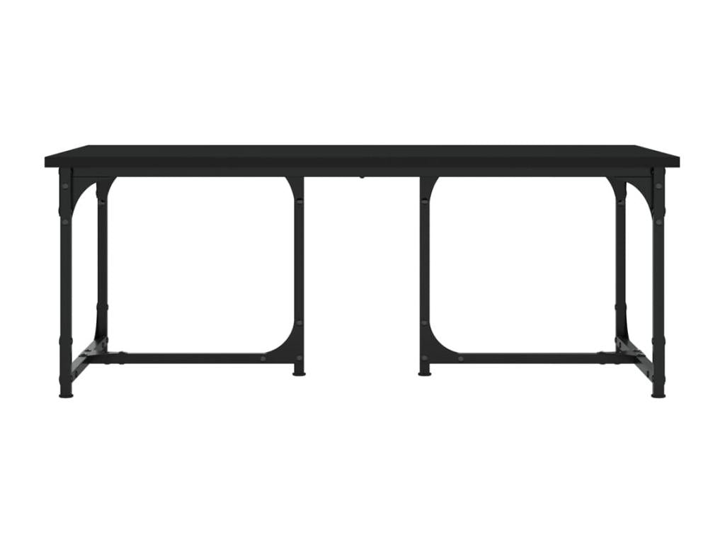 Table - Bois - Noir - 90 x 50 x 35 cm