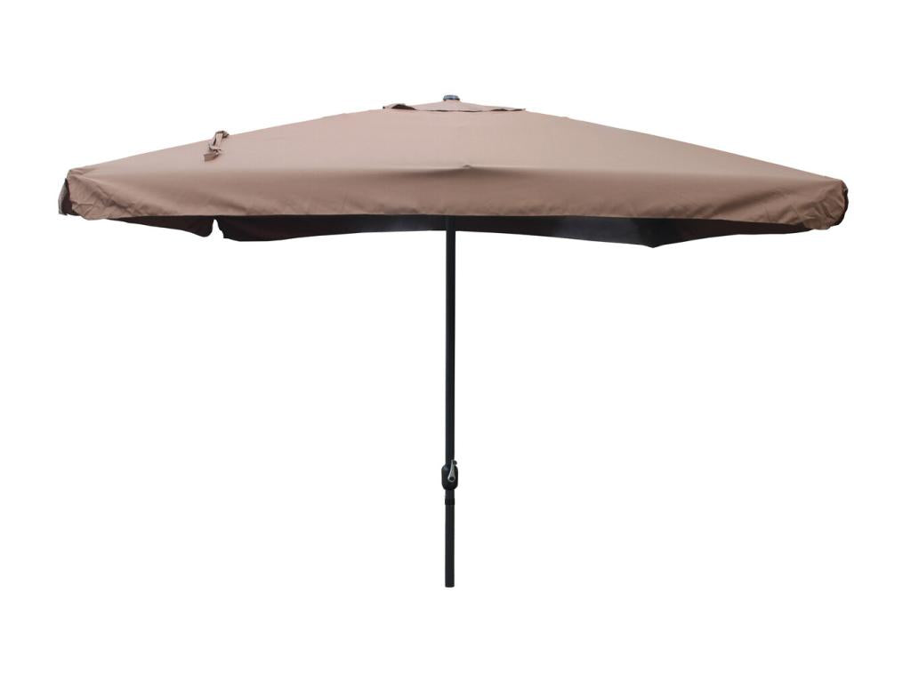 Parasol de terrasse - Aluminium - Beige