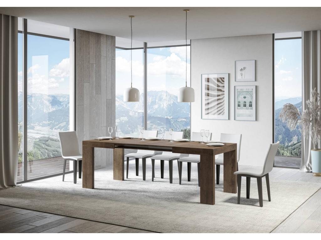 Table - Panneau De Particule - Marron