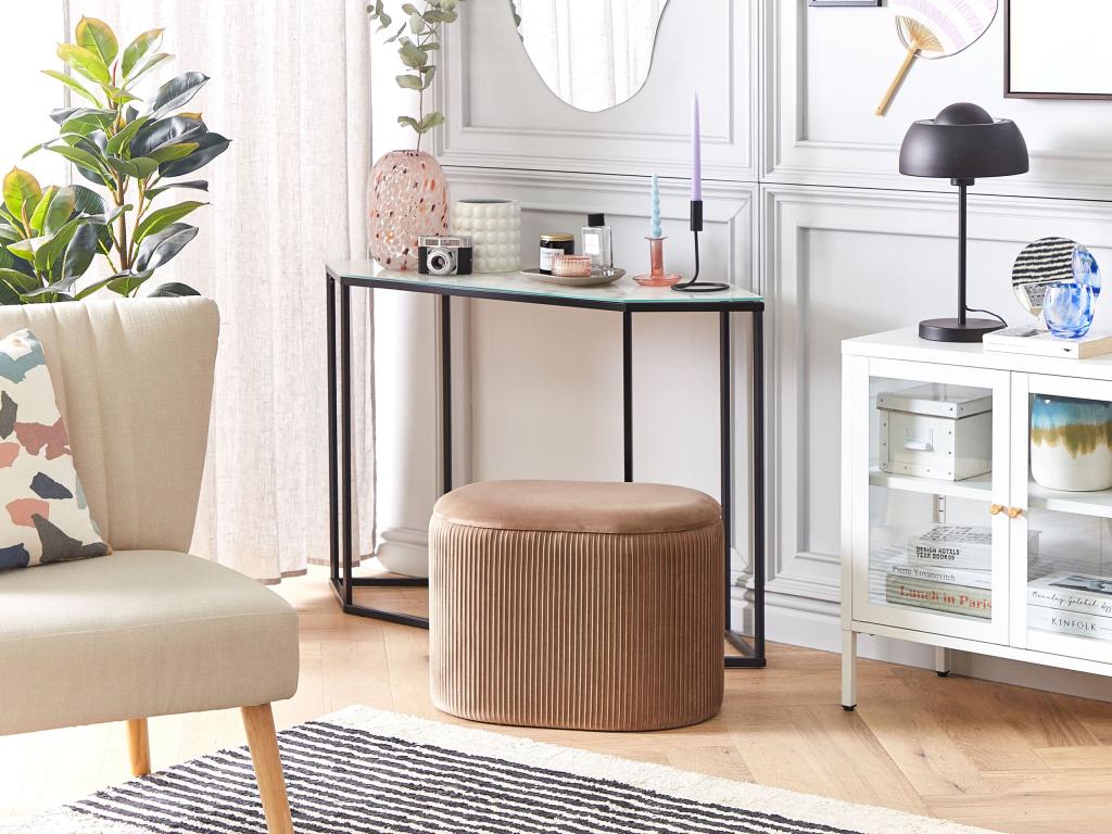 Article pour la maison - Velours - Beige