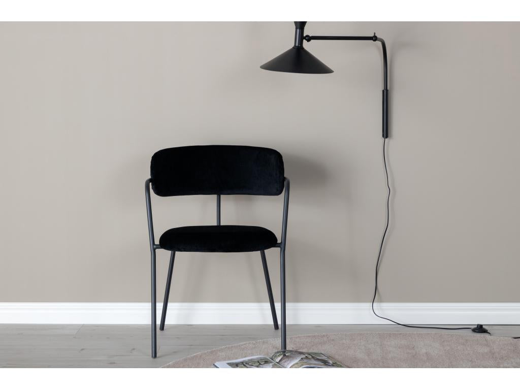 Chaise - Polyester - Noire