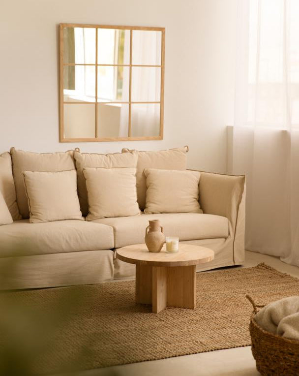 Table - Epicéa - Marron - 80 x 30 cm