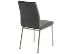 Ensemble de 2 chaises - Simili - Noir